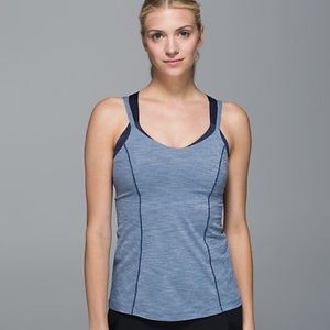 Run for Gold Lululemon tank with built in bra